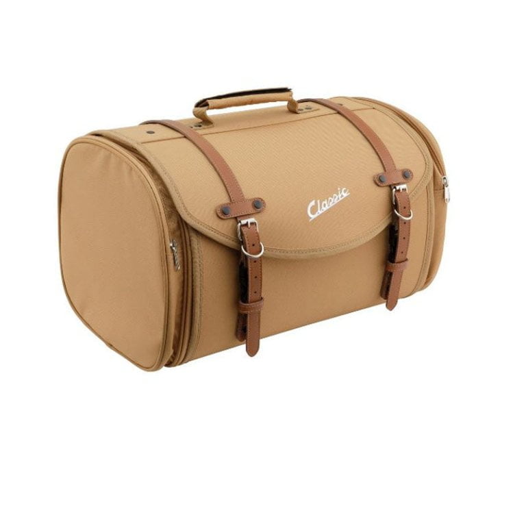 Tasche “Classic” groß für Gepäckträger – Braun – 35 Liter