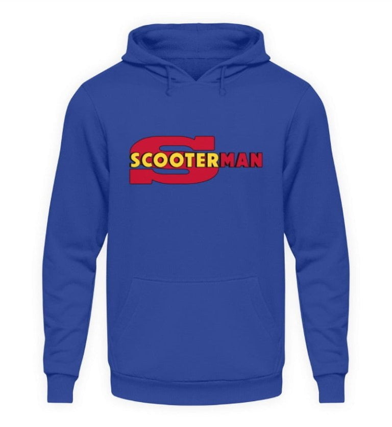 Unisex Kapuzenpullover Hoodie – “Scooterman”